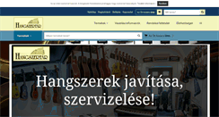 Desktop Screenshot of hangszertar.com